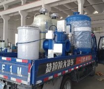 靖江老客户回购的定压补水装置，全自动软水器，真空脱气机，全自动过滤器以及全程水处理